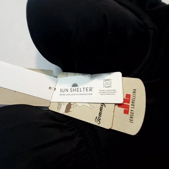 Tmmy Bahamas Black Padded Tankini Swimsuit With Adjustable Tie Back For Women XS - Picture 10 of 14